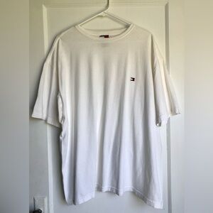 Tommy Hilfiger Vintage Classic White T-Shirt Mens Size XL